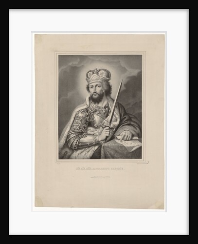 Alexander Nevsky, Grand Prince of Novgorod and Vladimir, 1839 by Anonymous