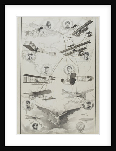 Aviation pioneers  of France, 1910 by Anonymous