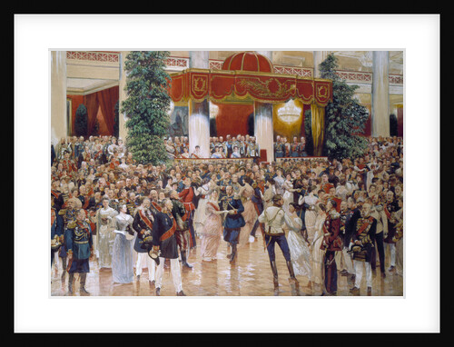 Ball in the Assembly of the Nobility House in St Petersburg on 23 February 1913, 1915 by Anonymous