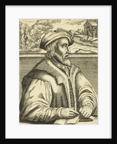 Balthasar Hubmaier, burned for heresy in Vienna, 1609 by Anonymous