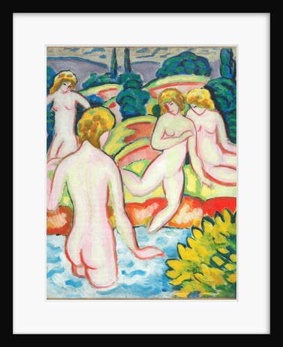Bathers with Trees, 1910 by Anonymous