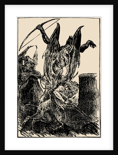 Beelzebub. Illustration from The Pilgrims Progress from This World, to That Which Is to Come by Joh by Anonymous