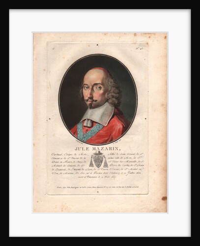 Cardinal Mazarin, 1790 by Anonymous