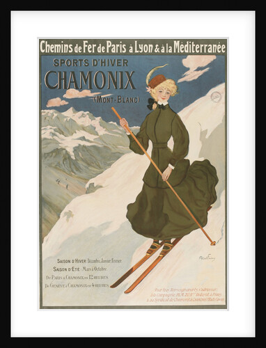 Chamonix Mont Blanc, 1905 by Anonymous