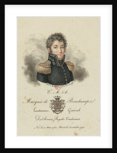 Charles-Melchior-Artus marquis de Bonchamps, 1795 by Anonymous