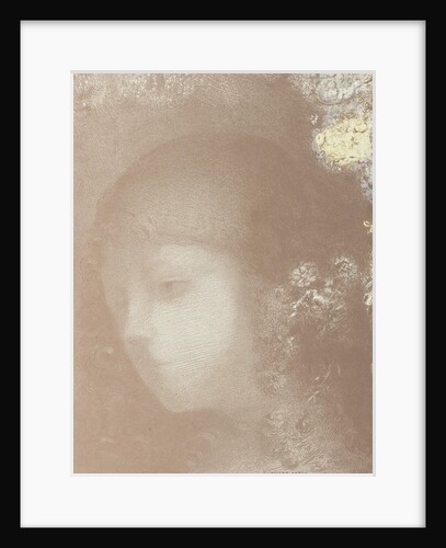 Childs Head with Flowers (Tête denfant avec fleurs), 1897 by Anonymous