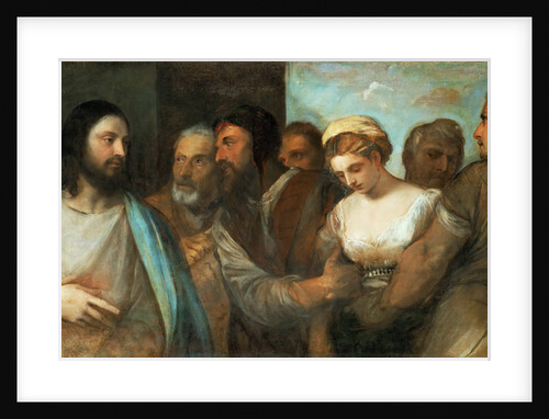 Christ and the Woman Taken in Adultery, c. 1520 by Anonymous