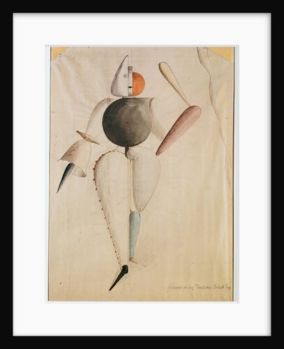 Costume design for the Triadic Ballet, 1919 by Anonymous