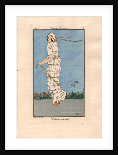 Costumes Parisiens 161: Robe de nansouk, 1914 by Anonymous