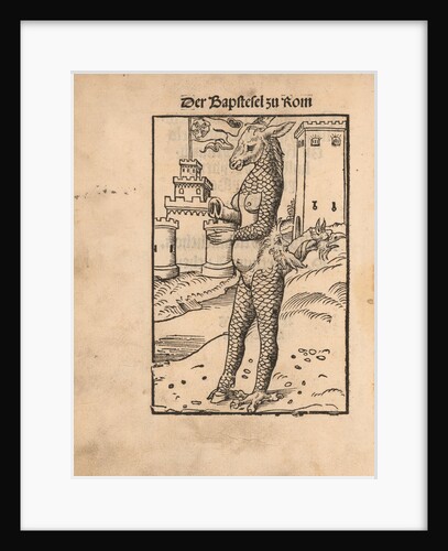 Der Bapstesel zu Rom (The Papal Ass or The Pope Ass of Rome), 1523 by Anonymous