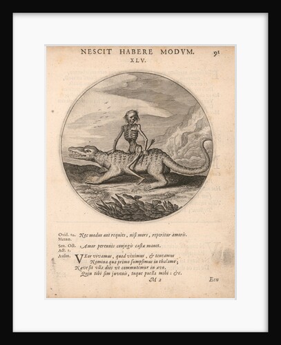 Emblem from Sinn- en Minne-beelden (Sense- and Love-pictures) by Jacob Cats, 1627 by Anonymous