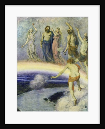 Entry of the Gods into Valhalla, 1880 by Anonymous