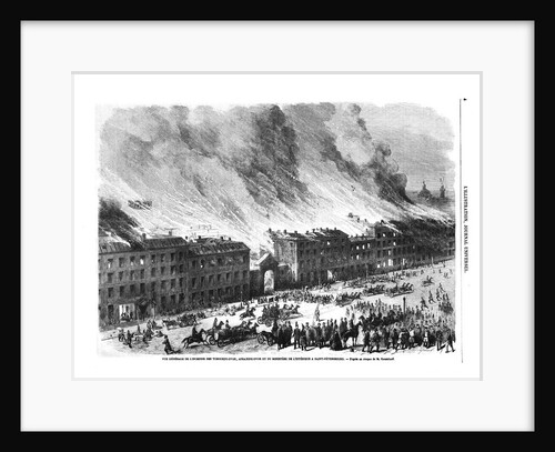 Fire in Saint Petersburg, May 1862, 1862 by Anonymous
