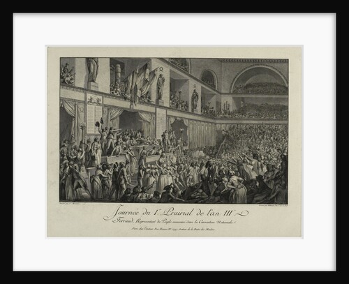 François Antoine de Boissy dAnglas saluting Jean Férauds head during the Prairial uprising, by Anonymous