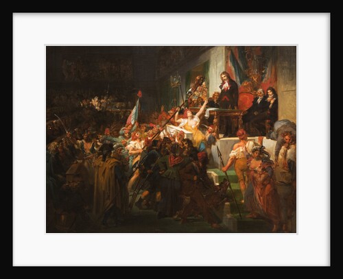 François Antoine de Boissy dAnglas saluting Jean Férauds head during the Prairial uprising, 1830 by Anonymous