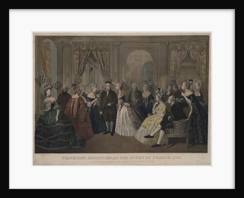 Franklins reception at the court of France, 1778, 1850s by Anonymous
