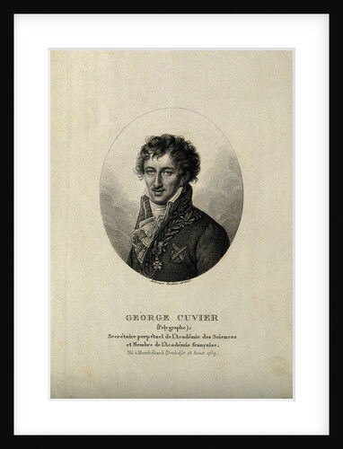 Georges Léopold Chrétien Frédéric Dagobert, Baron de Cuvier, by Anonymous