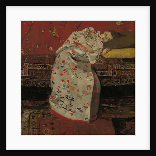 Girl in a White Kimono, ca 1894 by Anonymous