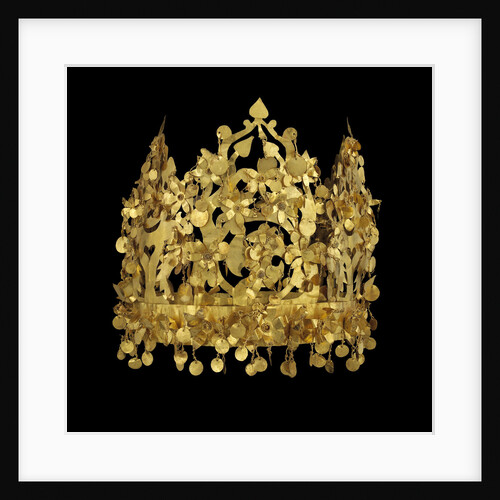 Gold crown from Tillya Tepe, 1st century by Anonymous