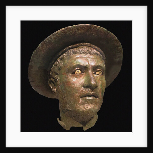 Head of a man wearing a kausia. (King Philip V of Macedon), Third cent. BC by Anonymous