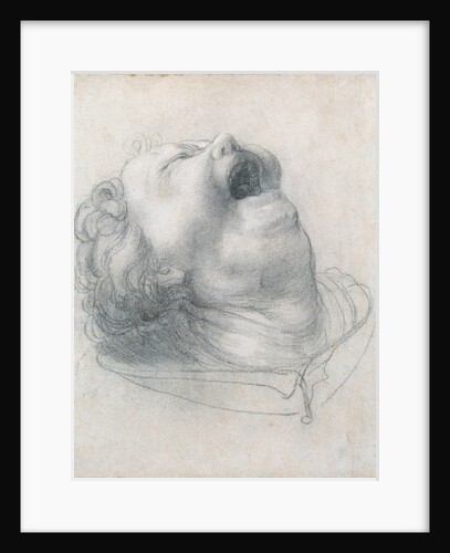 Head of a screaming child, ca 1515-1520 by Anonymous