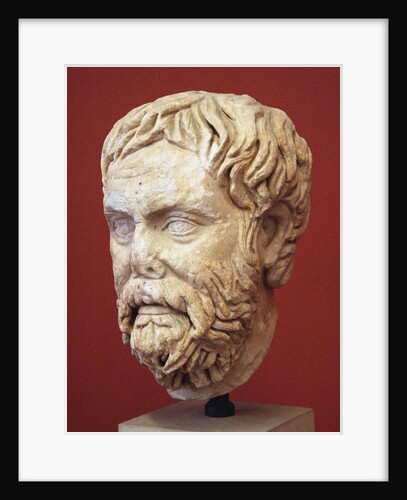 Head of Pyrrho of Elis (Roman copy from a Greek Original), by Anonymous
