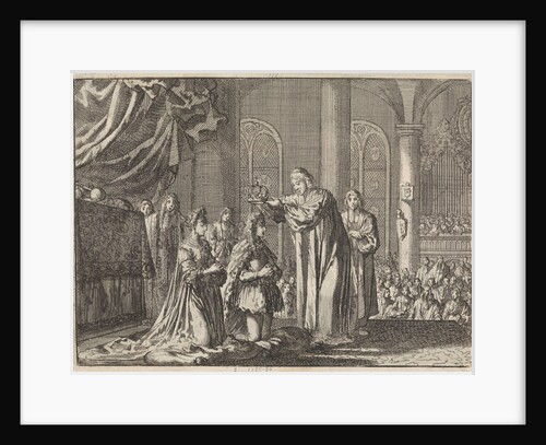 Henry Compton crowning William and Mary at Westminster Abbey on 11 April 1689, 1698 by Anonymous
