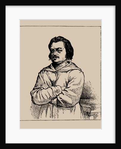 Honoré de Balzac, by Anonymous