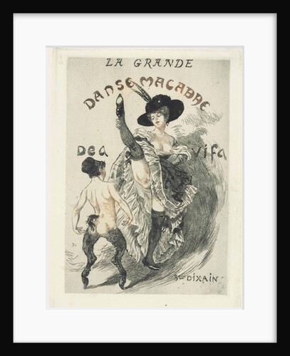 Illustration from the Series La Grande Danse Macabre des Vifs, c. 1907 by Anonymous