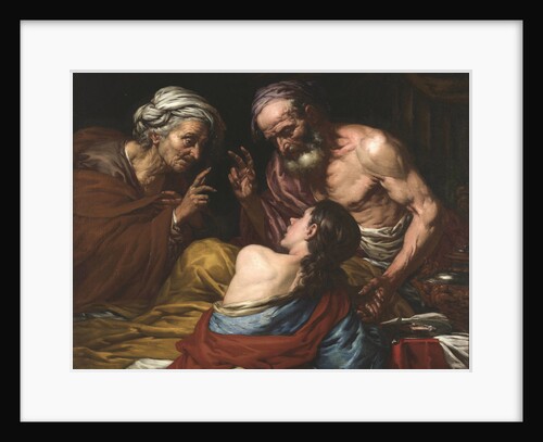 Isaac blessing Jacob, Between 1660 and 1670 by Anonymous