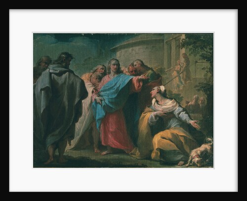 Jesus and the Canaanite Woman, Mid of the 18th cen by Anonymous