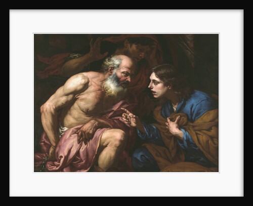 Joseph interpreting the dreams of the baker and the butler, Between 1660 and 1670 by Anonymous