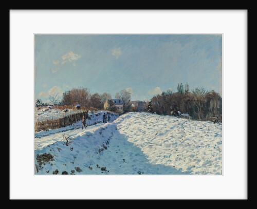 La neige à Louveciennes, 1874 by Anonymous