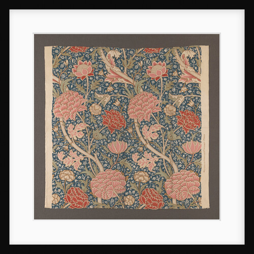 Light cotton fabric, hand-printed, 1884 by Anonymous