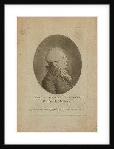 Louis Bernard Guyton de Morveau, 1790s by Anonymous