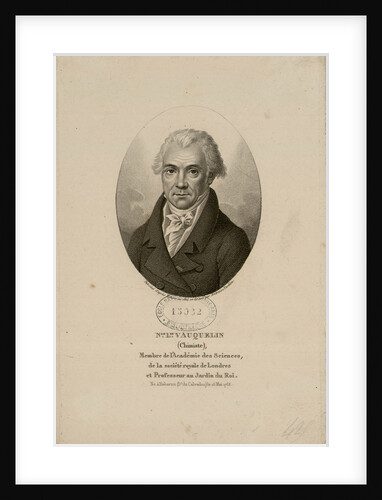 Louis Nicolas Vauquelin, by Anonymous