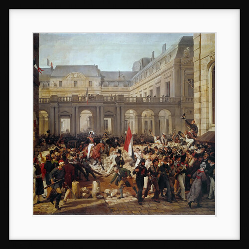 Louis Philippe procedes from the Palais-Royal to the town hall of Paris, 31 July 1830, 1832 by Anonymous