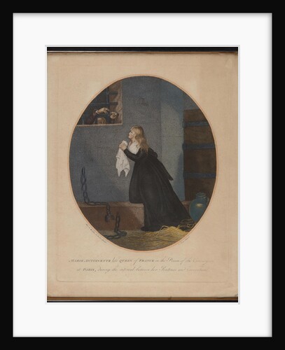 Marie Antoinette at the Conciergerie, ca 1797 by Anonymous
