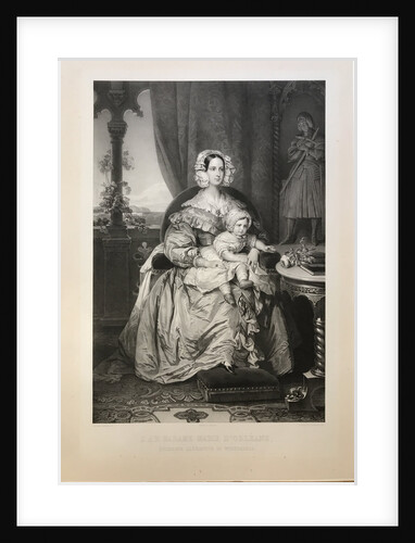 Marie dOrléans, duchess of Württemberg, with son Philipp, 1844 by Anonymous