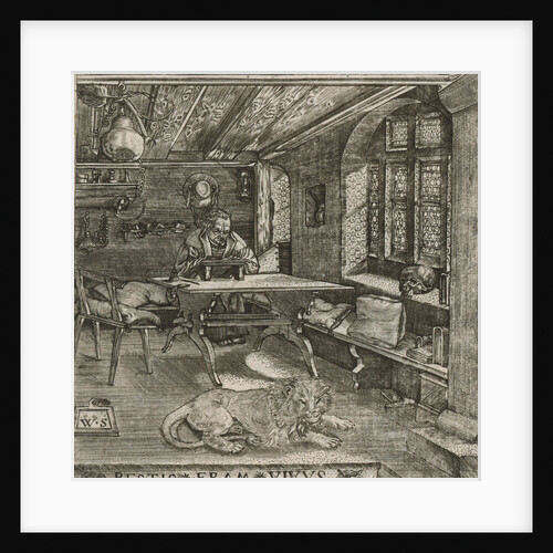 Martin Luther as Saint Jerome in his Cell, c. 1580 by Anonymous