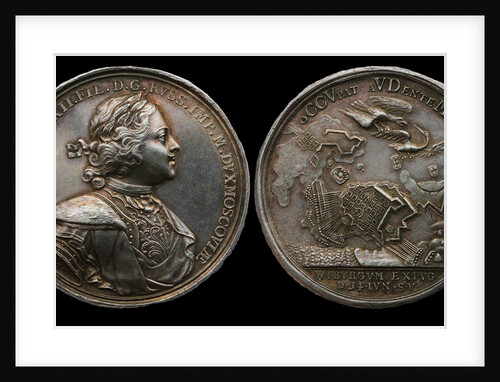 Medal Commemorating the capture of Vyborg, 1710 by Anonymous