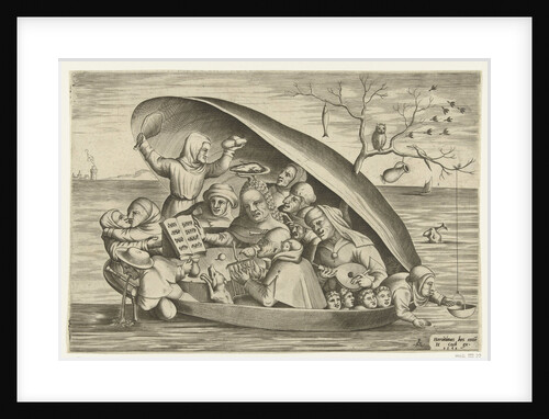 Merrymakers in a Mussel at Sea, 1562 by Anonymous