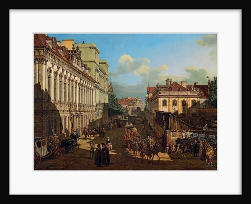 Miodowa Street in Warsaw, 1777 by Anonymous