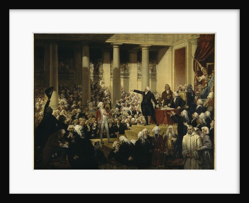Mirabeau Confronts the Marquis de Dreux-Brézé, 23 June 1789, 1831 by Anonymous