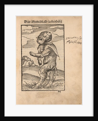 Monk Calf of Freiberg (Das Mönchskalb zu Freiberg), 1523 by Anonymous