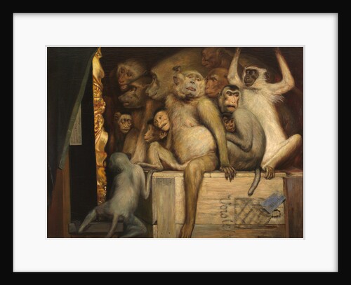 Monkeys as Judges of Art, c. 1889 by Anonymous