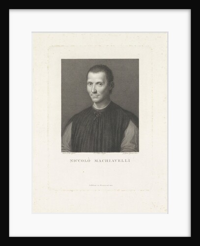 Niccolo Machiavelli, by Anonymous