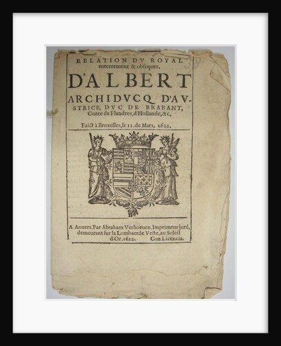 Nieuwe Tijdingen (Antwerp Gazette), 1622 by Anonymous