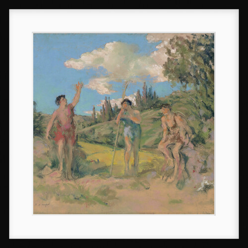Nos patriam fugimus (Tityrus and Meliboeus), c. 1914 by Anonymous
