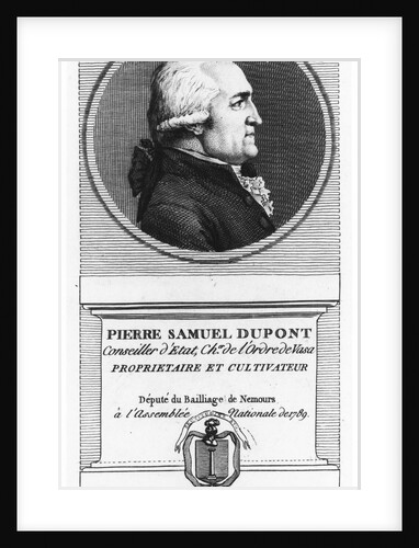 Pierre Samuel Du Pont de Nemours, 1789 by Anonymous